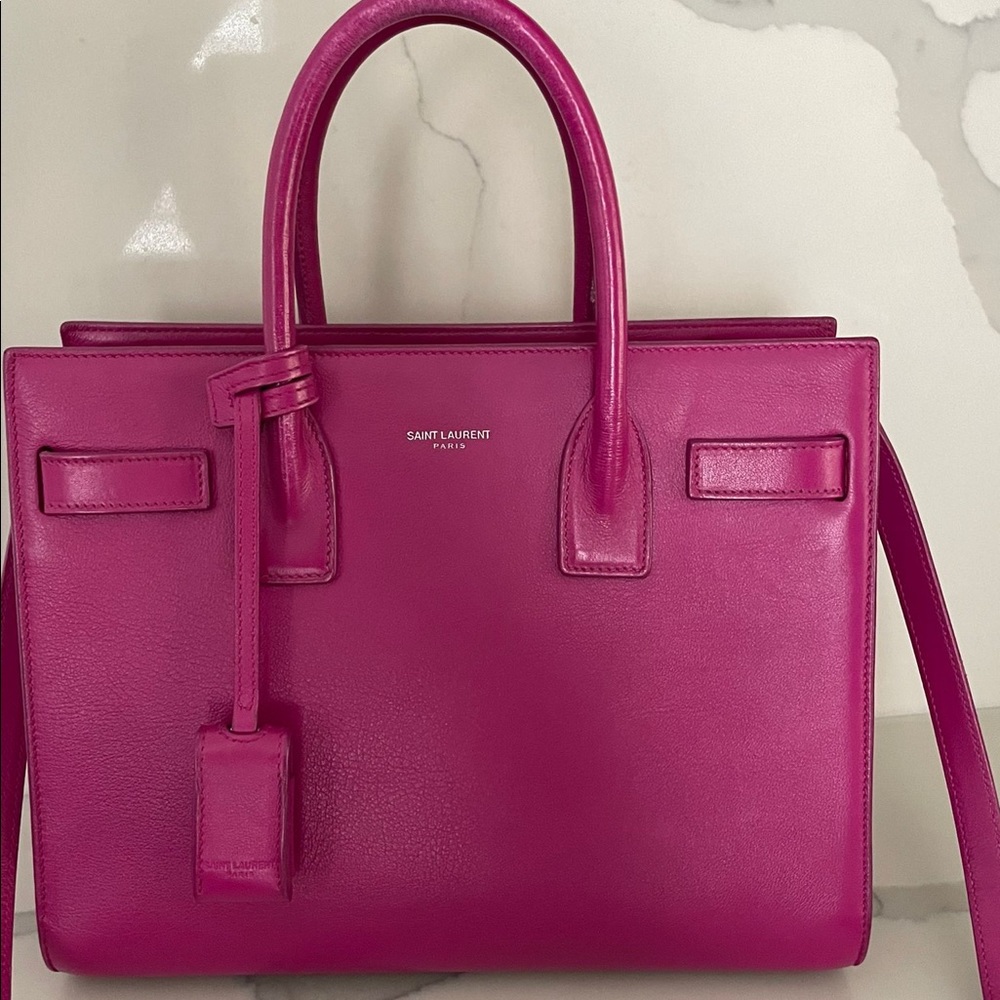 Saint Laurent Top Handle Bag baby sac de jour calfskin leather - Picture 5 of 16